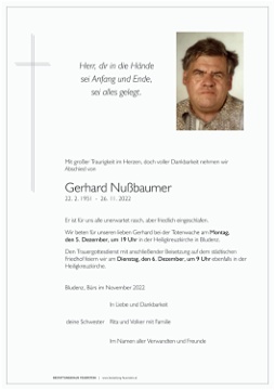 Gerhard Nußbaumer